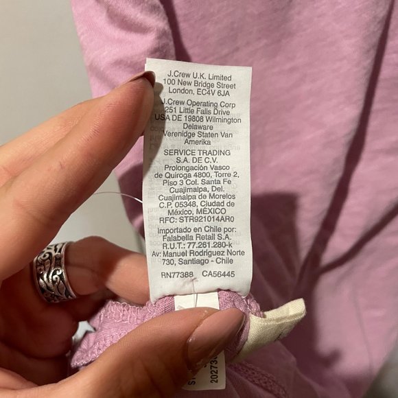 Madewell yellow pink bundle small V neck short sleeve basic tee - Picture 9 of 12